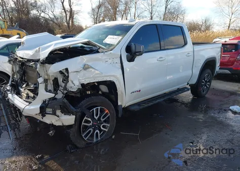 2023 GMC Sierra 1500 4Wd Short Box At4 z USA, uszkodzony, nr VIN 3GTUUEE86PG222775